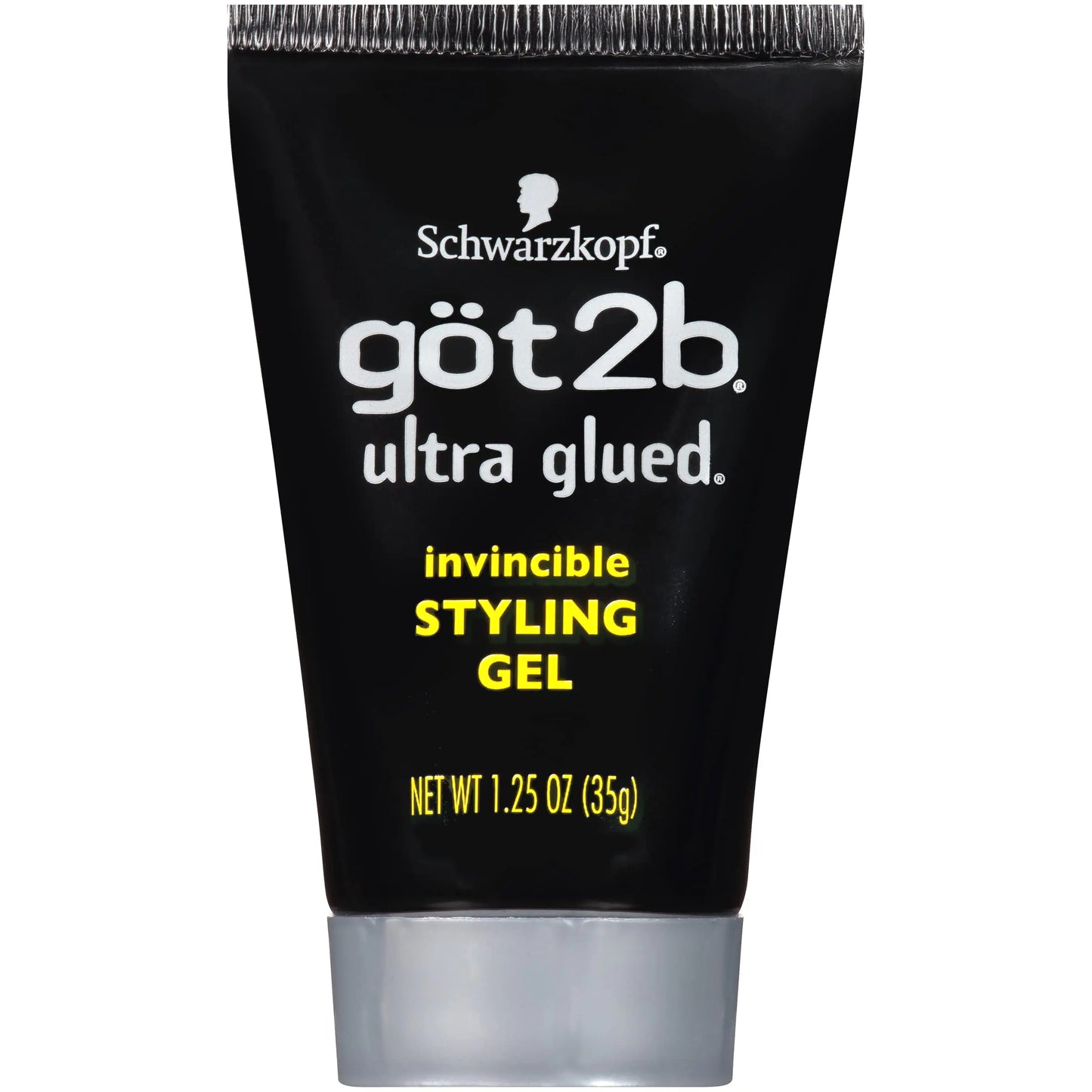 Got2B Ultra Glued Invincible Styling Gel 2 - 6 oz tubes + 1 Travel 1.25 oz tube Styling Gel + Travel 1 Fl Oz (Pack of 1)