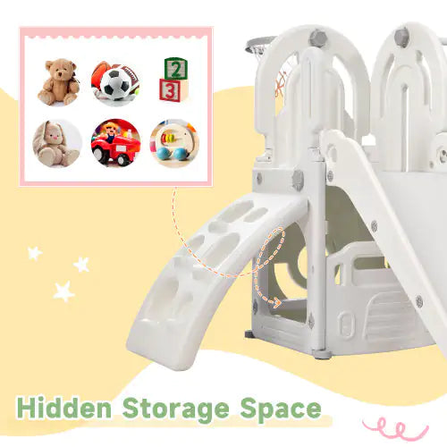 Toddler Slide And Swing Set 5 In 1